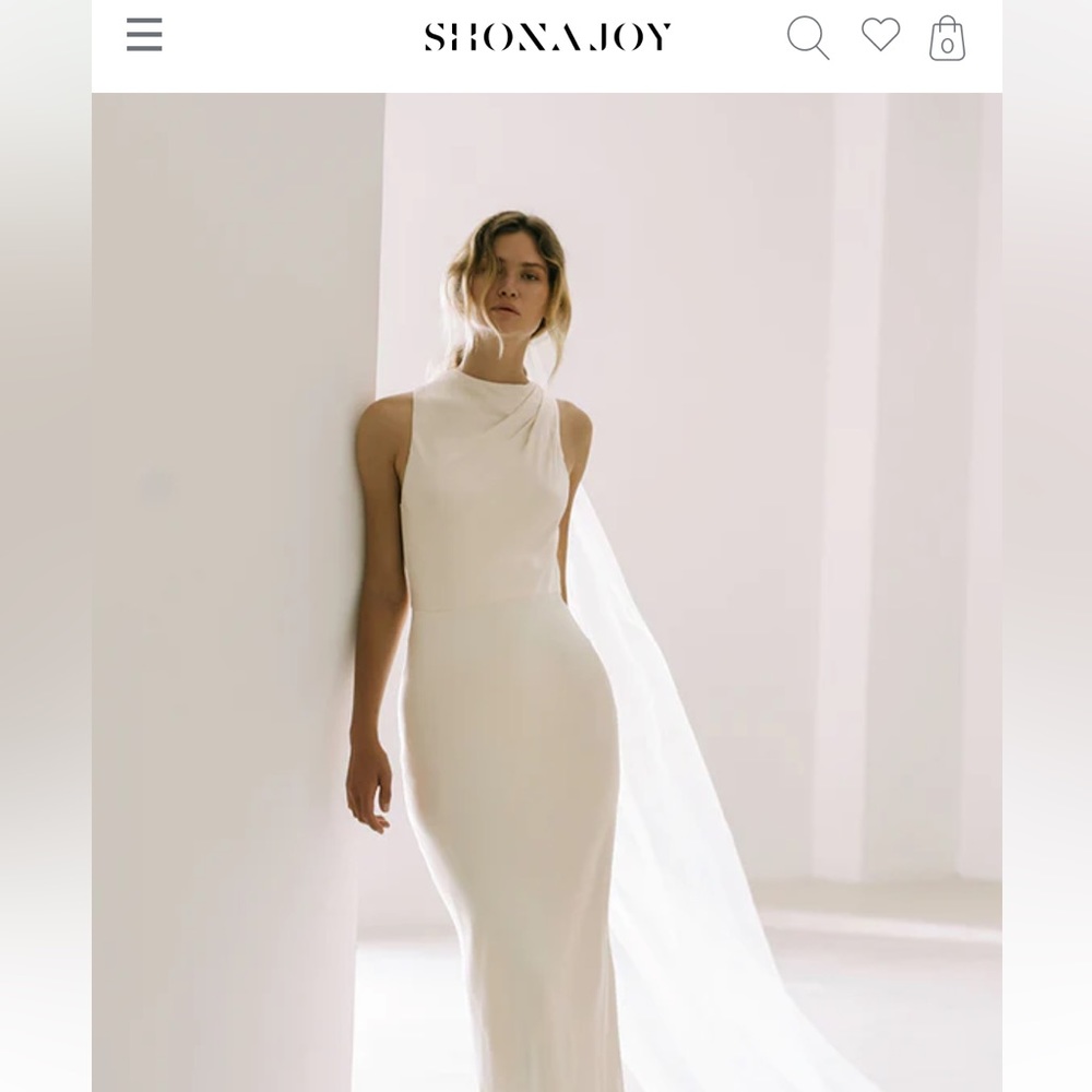 Shona Joy La Lume - high neck maxi dress in cream